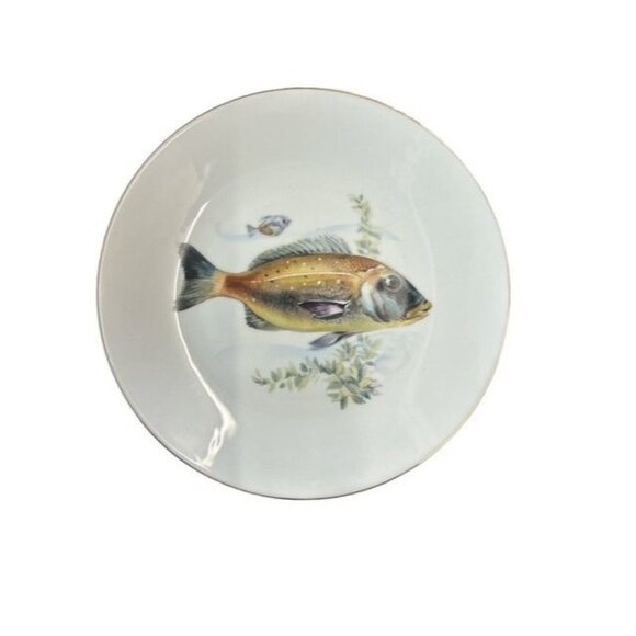 Set Of 6 Vintage Neiman Marcus Germany 9.5" Fish Plates. - Picture 3 of 8